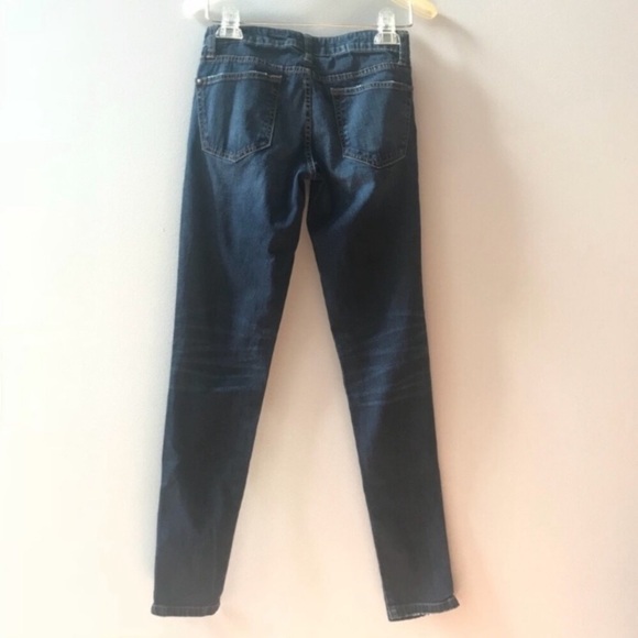 ANTHROPOLOGIE Pilcro Ankle Zip Low Rise Straight Jeans - Picture 3 of 8